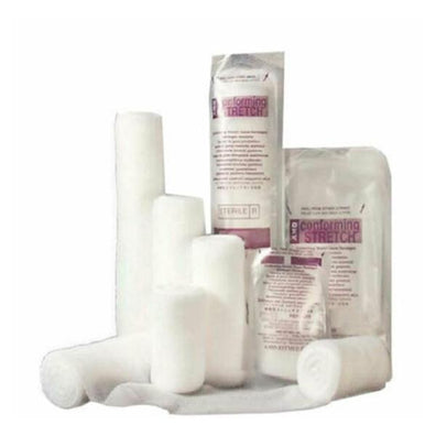 Bandage Medi-Stretch 3"x4.1yd Conforming Polyester/Viscose LF Non-Sterile 96/Ca - Surgical Supplies NY